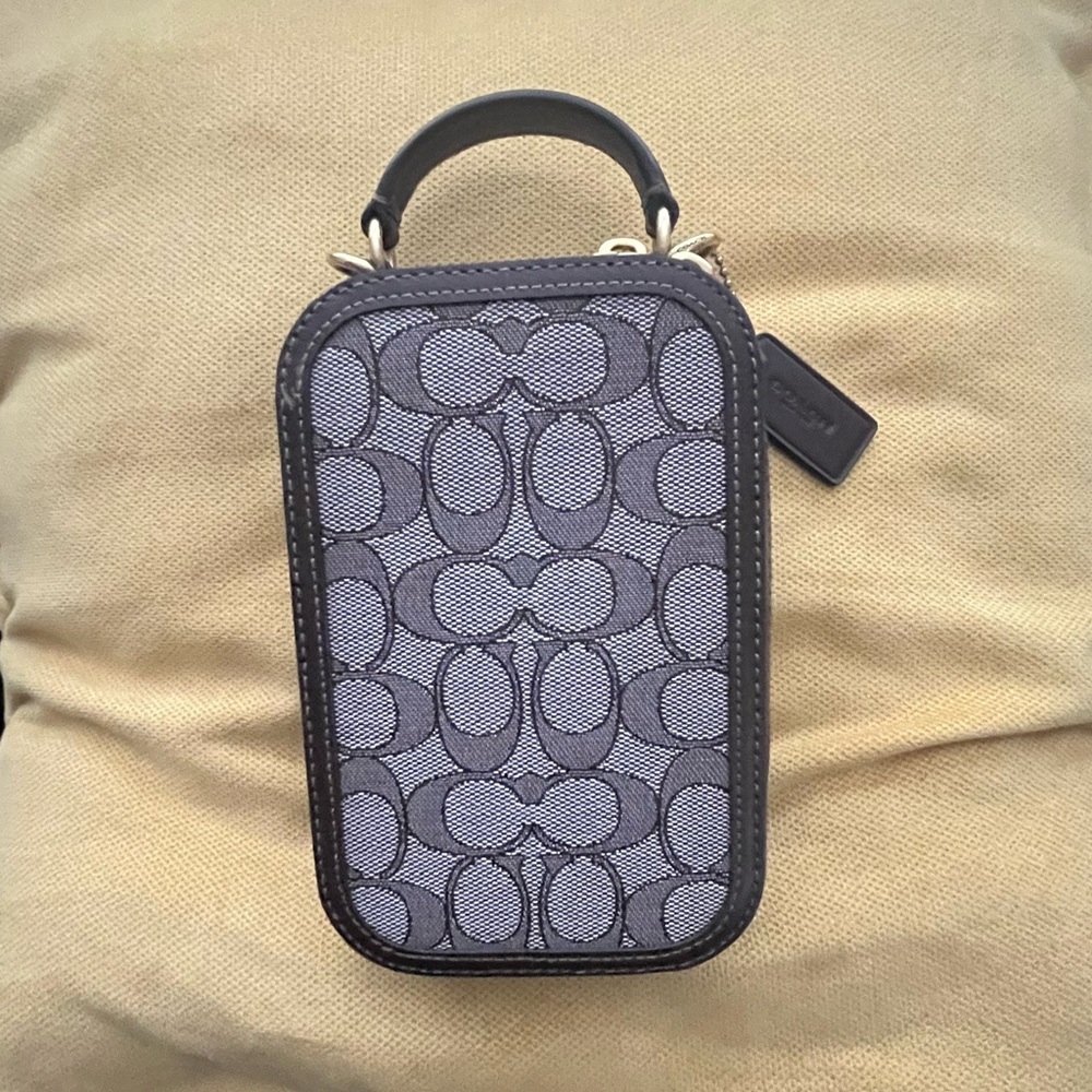 Coach Alie Camera Bag in Signature Jacquard